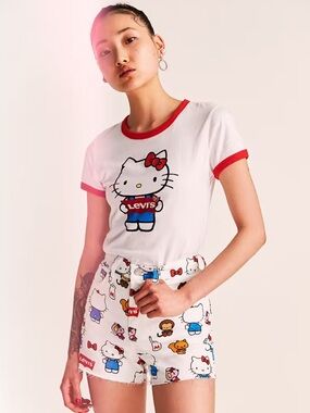 Rare Sanrio Hello Kitty Levi’s Shorts, 
🚨CLOSET CLEAR OUT - ALL OFFERS WELCOME